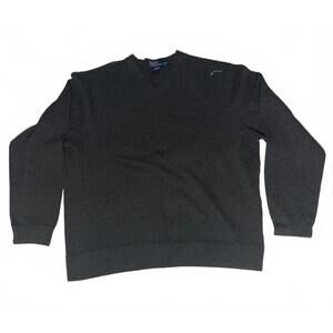Vintage Polo Ralph Lauren Black V-Neck Sweater